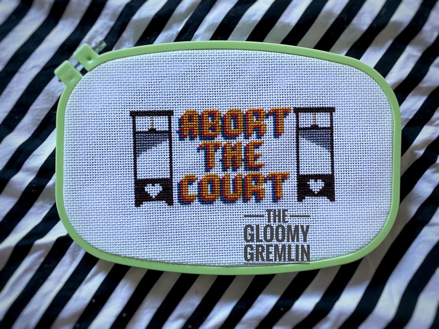 Abort the Court - Cross Stitch Pattern product image (2)
