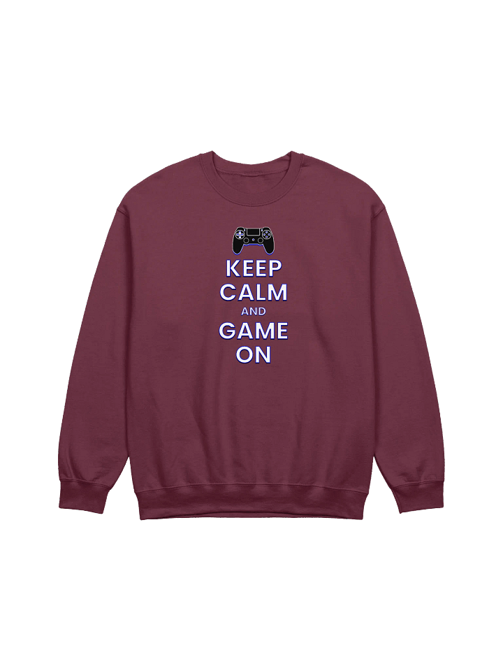 KEEP CALM AND GAME ON PS SWEATSHIRT product image (1)