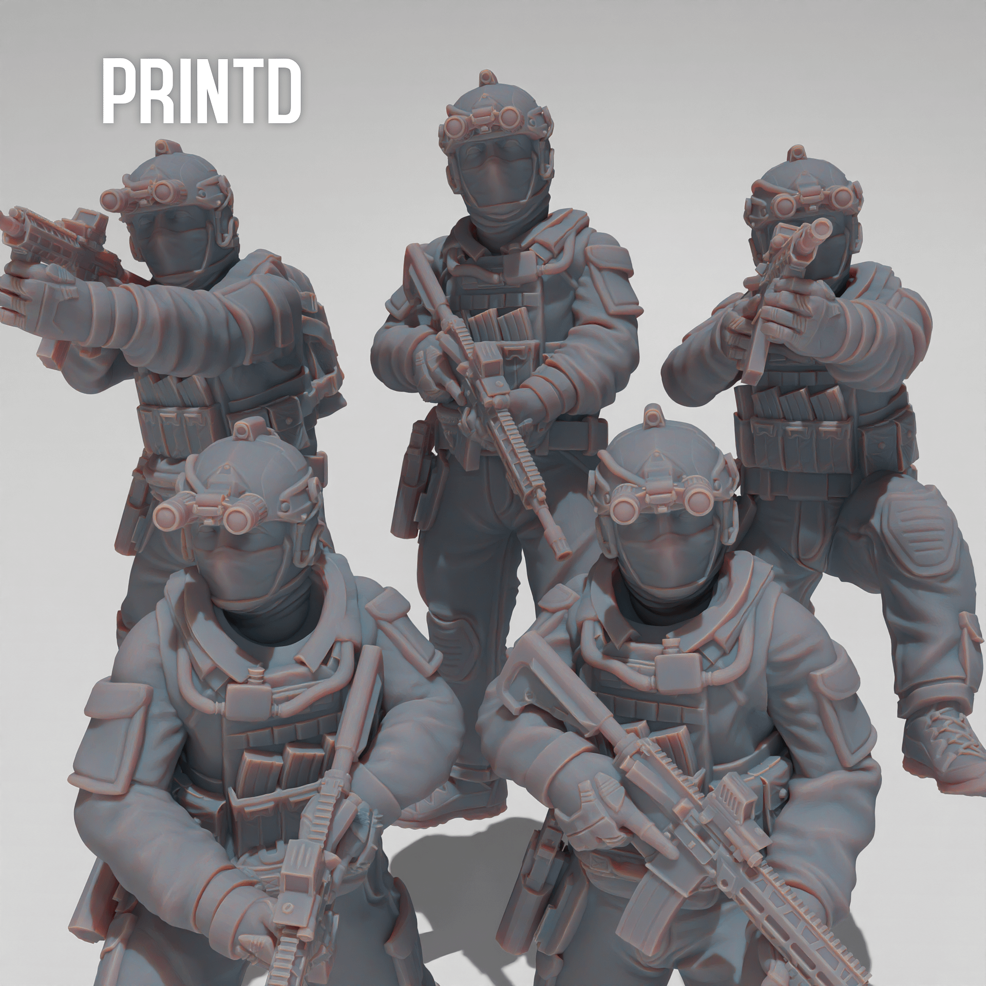 Shayetet 13 Israeli Navy Forces - Modern Warfare Wargame Hobby Resin Scale Models product image (1)