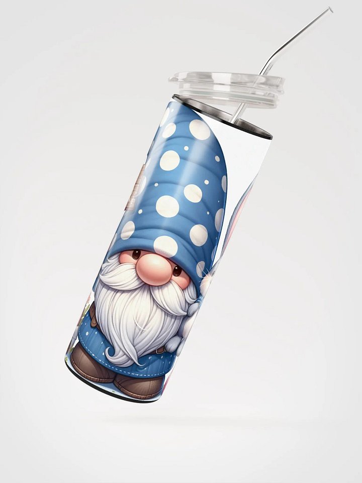 Whimsical Easter Gnome Stainless Steel Tumbler product image (3)