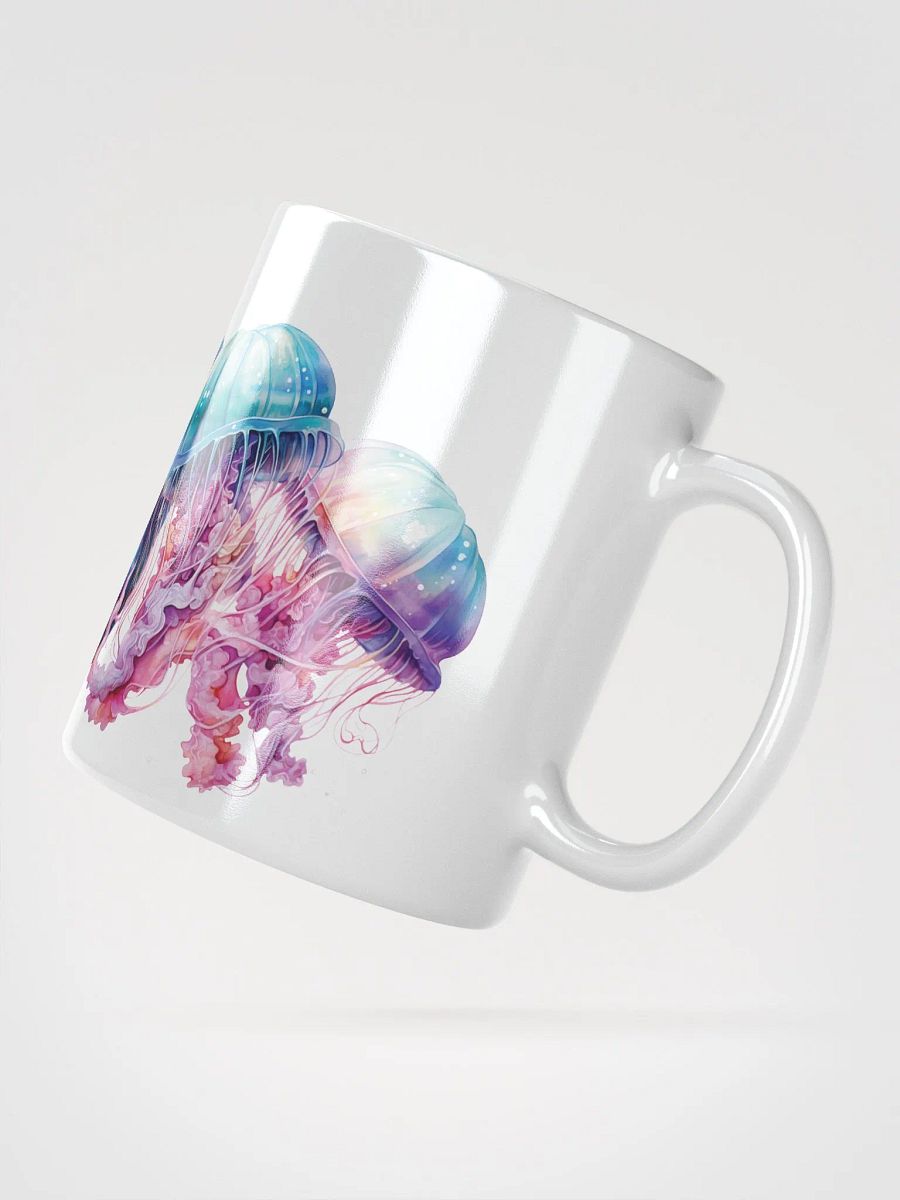 Cosmic Jellyfish White Glossy Mug product image (3)