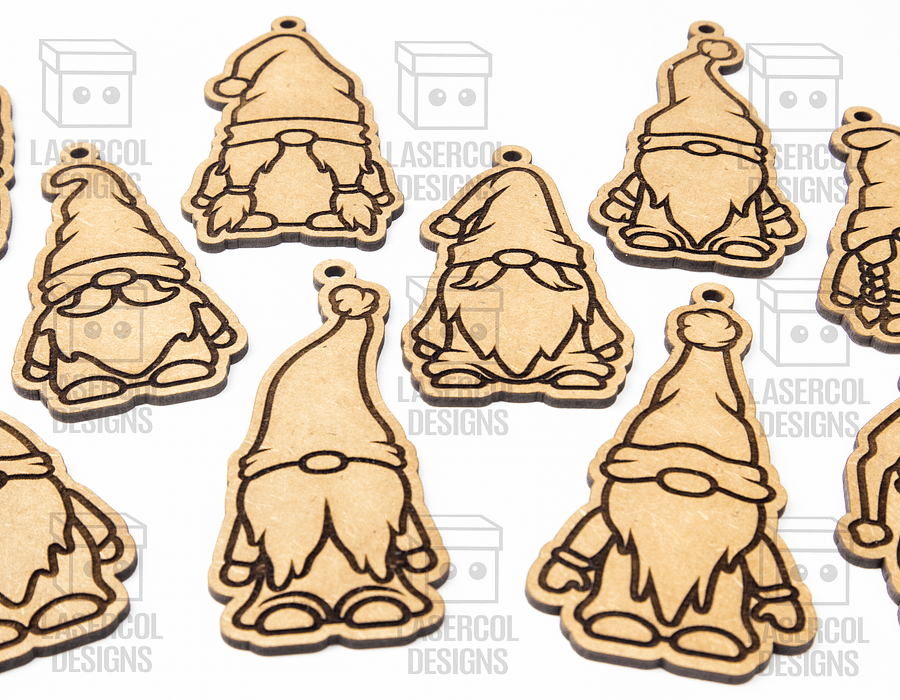 Christmas Gnomes Ornaments - Laser Cut Files product image (5)
