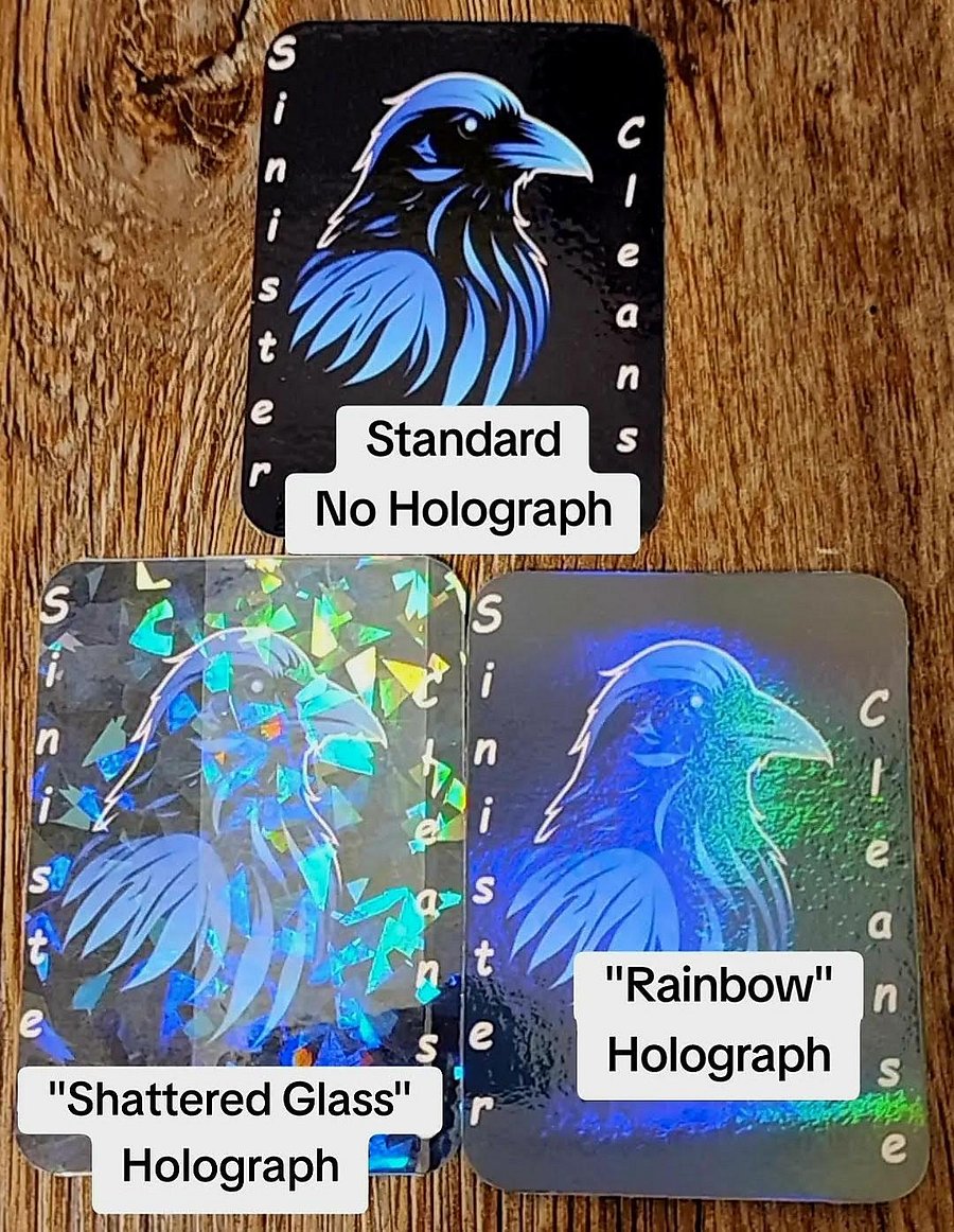 Sinister Cleanse Custom Handcrafted Holographic Vinyl Accent Playing Cards Deck with Joker High-Quality Matte Photo Paper Laminated Plastic Protection Wear-Resistant product image (2)