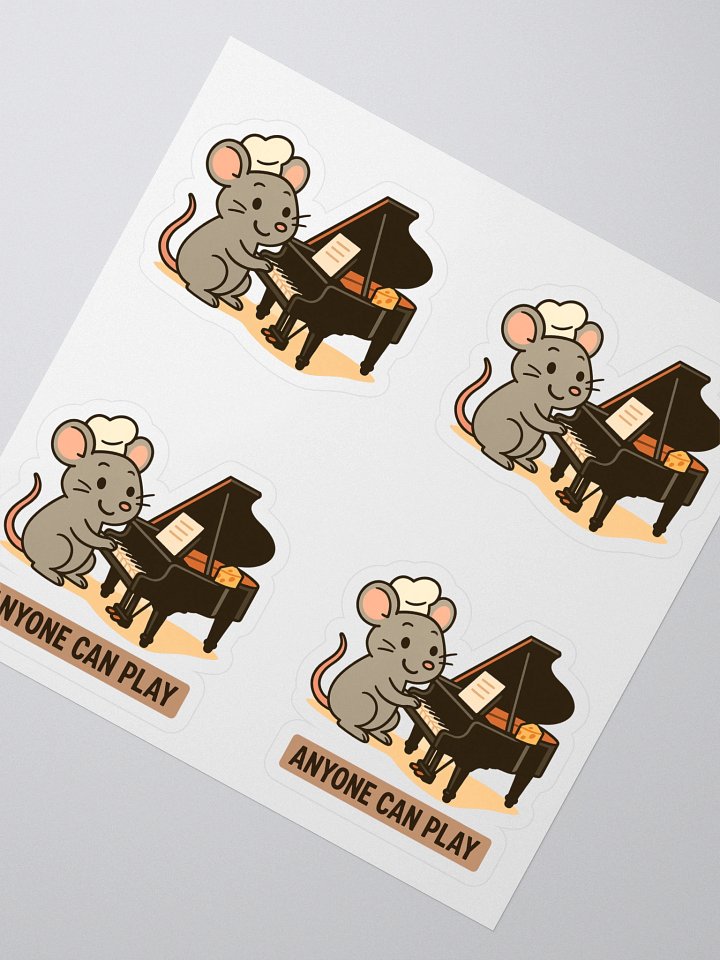 "Anyone can play" Stickers product image (2)