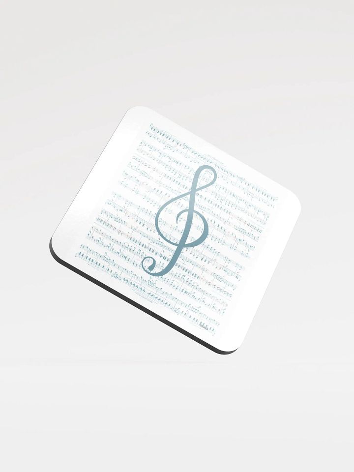 Treble clef on sheet music product image (1)