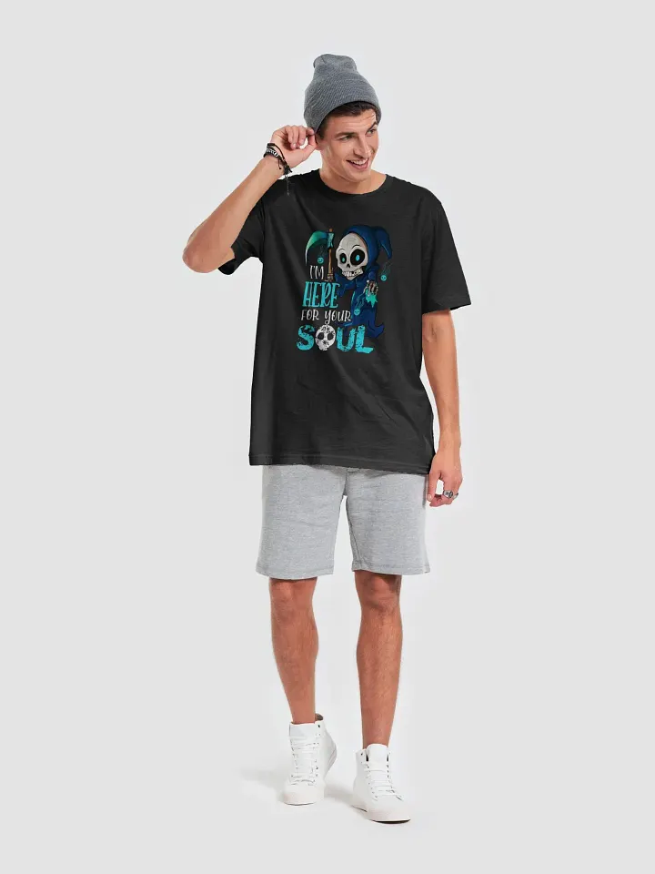 I'm Here for Your Soul – Halloween Grim Reaper Cartoon T-Shirt product image (2)