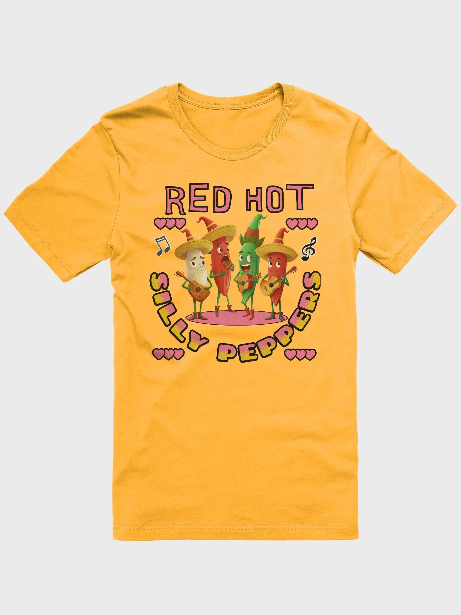 Red Hot Silly Peppers Music Band T-Shirt product image (1)