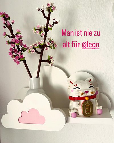 #lego #gamingroom #cozyvibes #glückskatze #cherryblossom