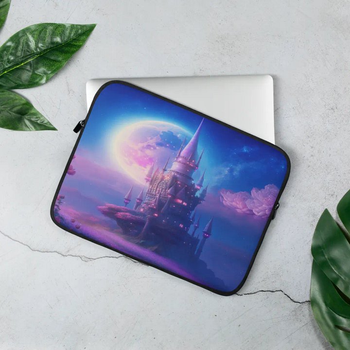 Moonlit Castle Dreams Laptop Case product image (2)
