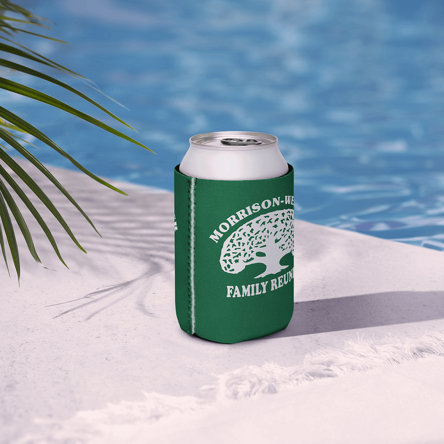 "Morrison-Werner Family Tree" Can Coozie (Green) product image (6)