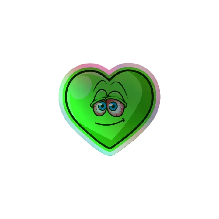 High Heart Holographic Sticker product image (1)