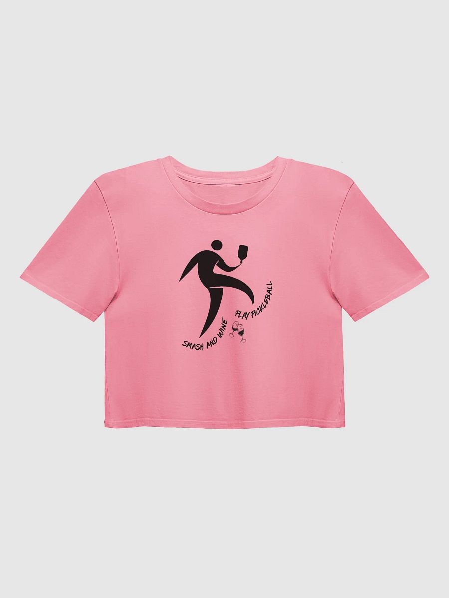 Smash and Wine, Play Pickleball Crop Top product image (1)