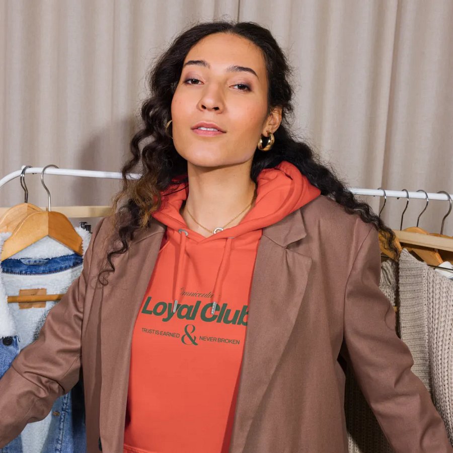Loyal Club Unisex Eco Raglan Hoodie product image (1)