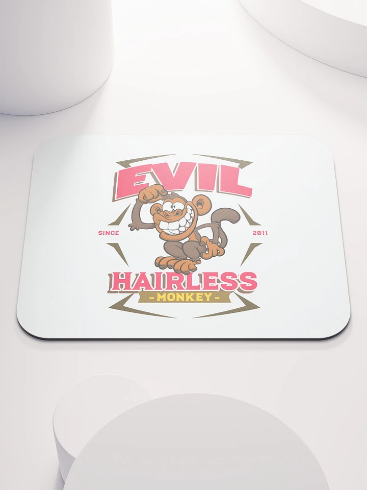 Evil Hairless Monkey v2 - Mouse Pad product image (1)