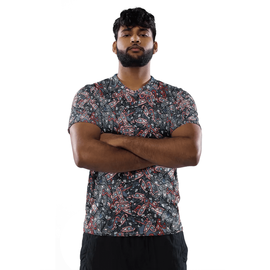 Shapes in Motion | Recycled Unisex Sports Jersey product image (3)