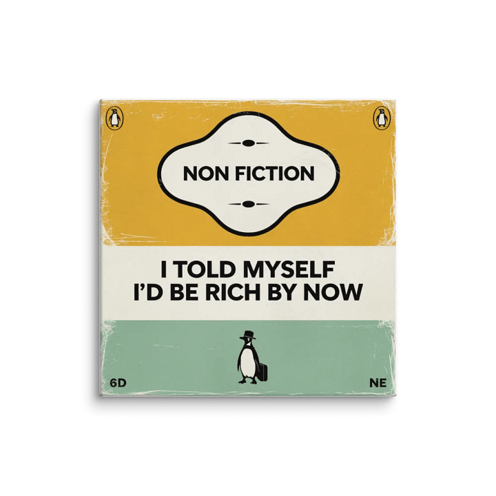 Non Fiction Penguin Canvas Print product image (1)