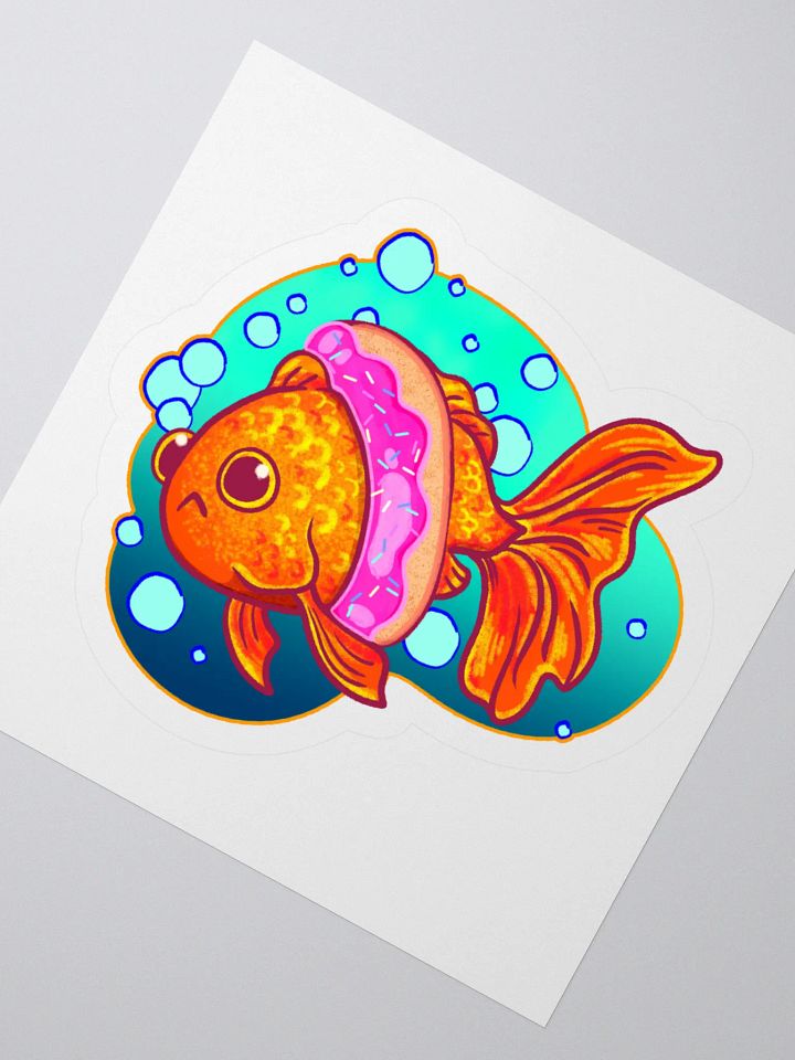 Donut Stop Swimming Sticker product image (2)