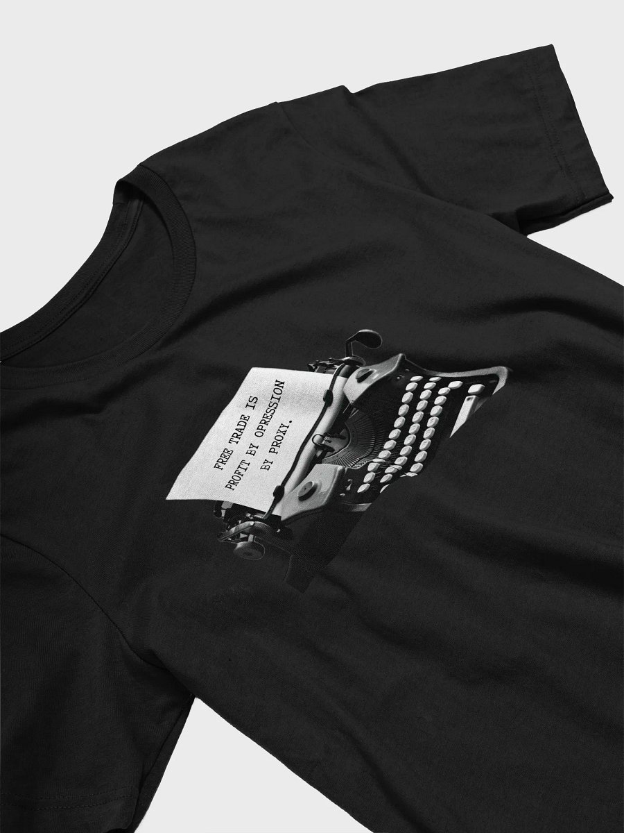 Free Trade Typewriter Statement Tee product image (24)