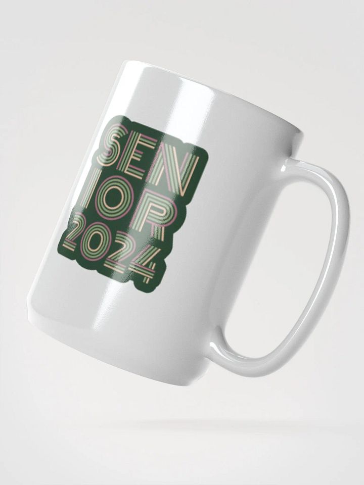 Senior 2024 White Glossy Ceramic Mug product image (2)