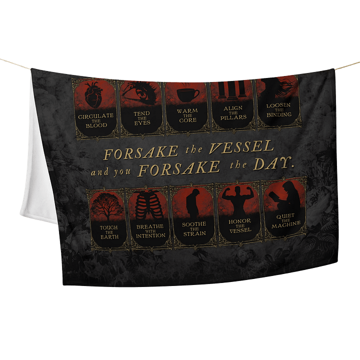 How to Sustain the Mortal Vessel Daily Quest Throw Blanket (50x60) product image (1)