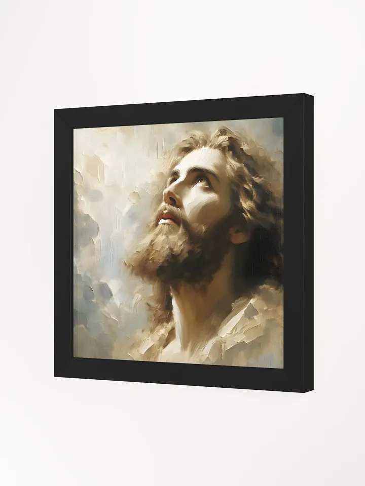 Heavenly Gaze-Framed Spiritual Portrait Art product image (18)
