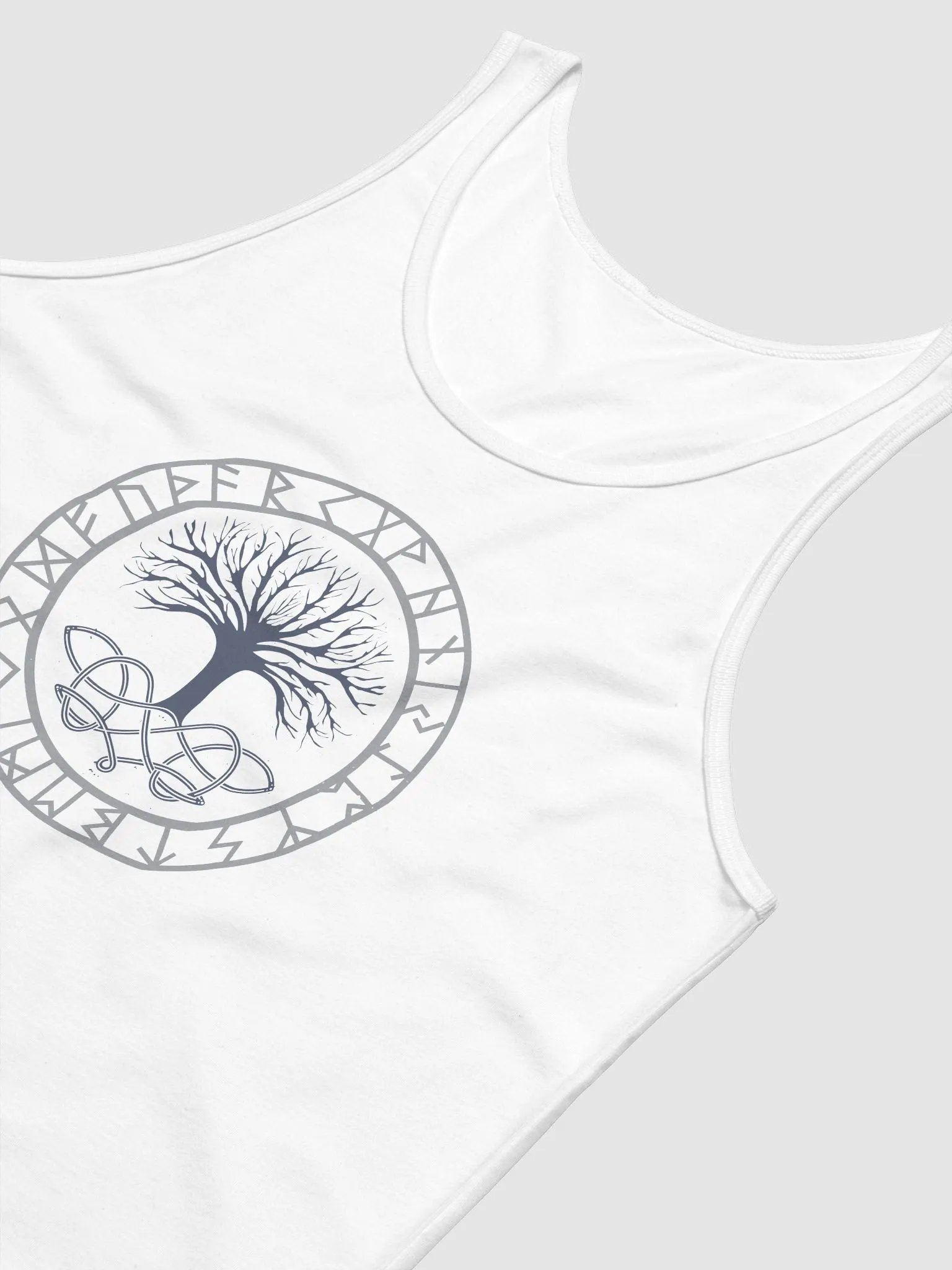 Norse Tree of Life Men's Tank Top White product image (12)