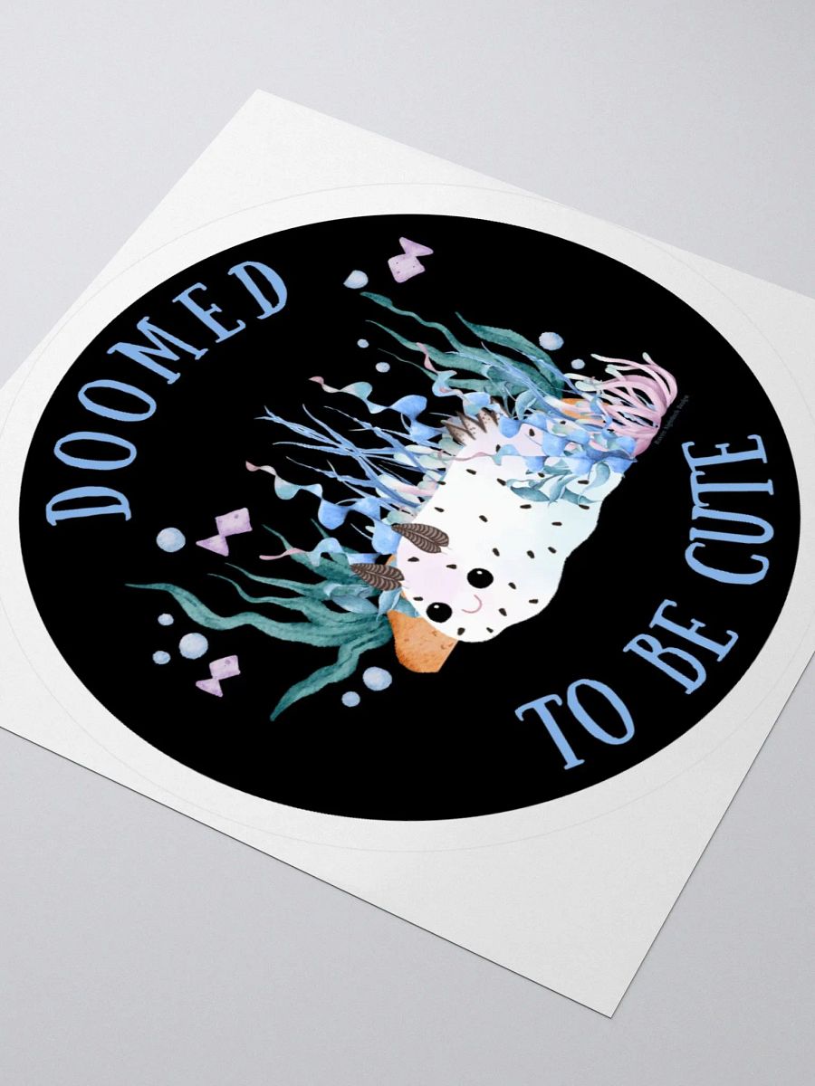 Doomed to Be Cute Sea Bunny Slug Sticker product image (8)