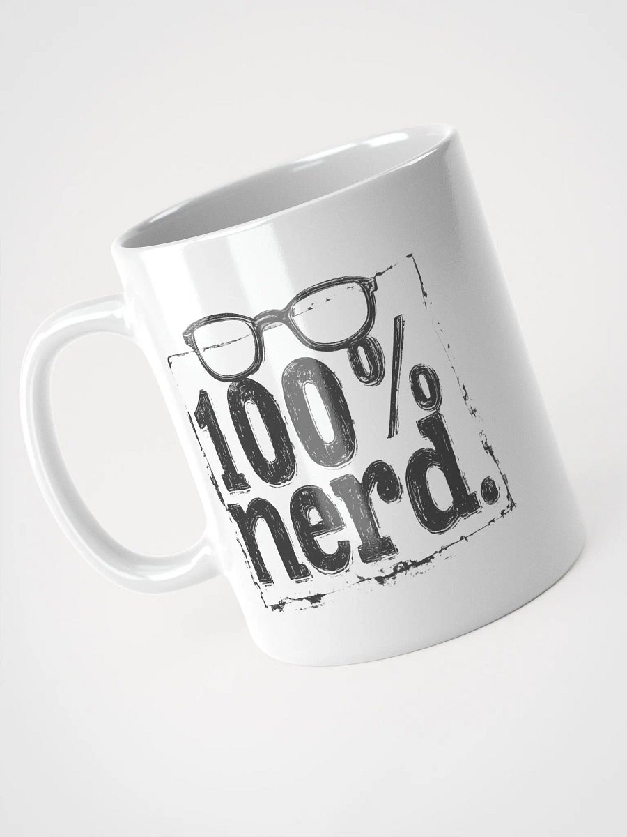 "100% Nerd." With Border. Coffee Mug product image (3)