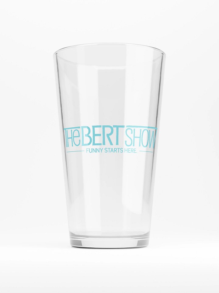 Bert Show Logo Pint Glass product image (1)