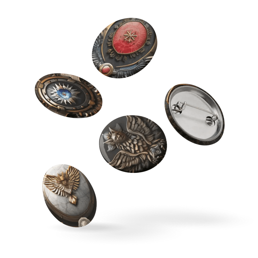 Winged Valor Pin Button Set product image (5)