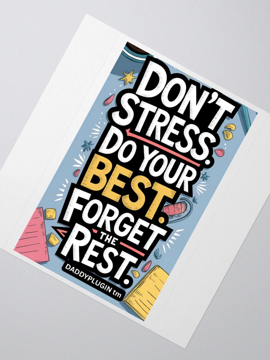 Don't Stress Sticker product image (8)