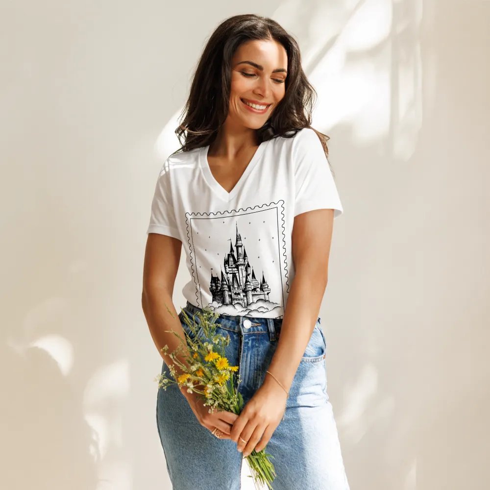 Kingdom of Night Bella+Canvas Women's Relaxed V-Neck T-Shirt product image (35)