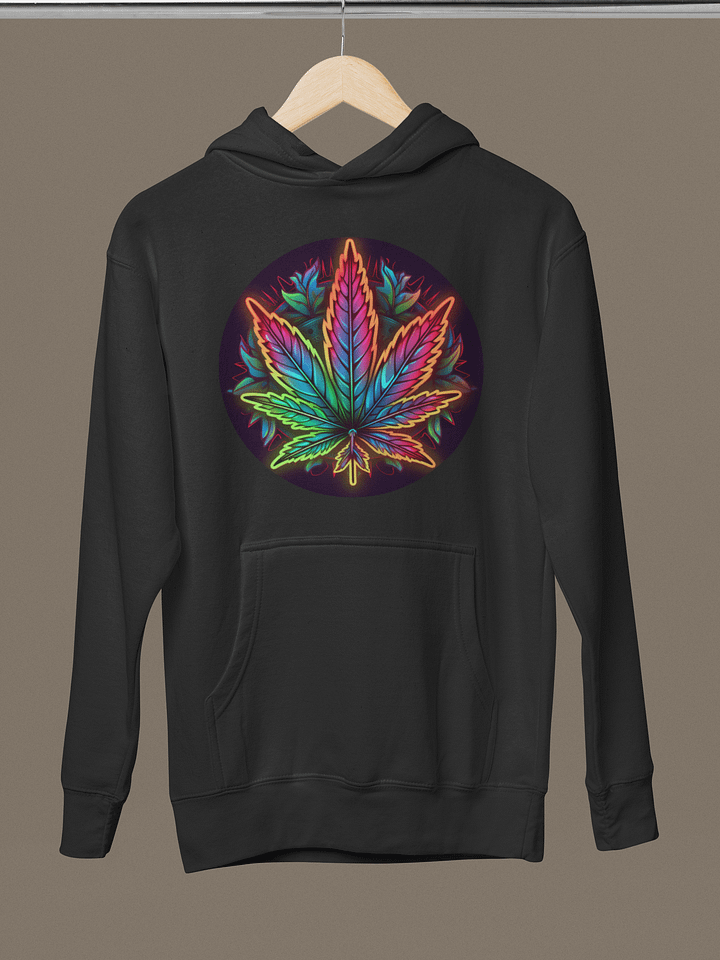 Radiant Rainbow Leaf Glow - A Classy Premium Unisex Hoodie product image (1)