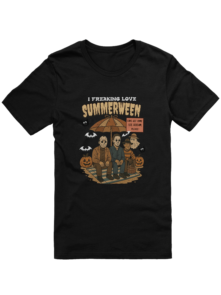 [BJ Designs] Summerween Horror Friends Unisex Graphic Tee product image (1)