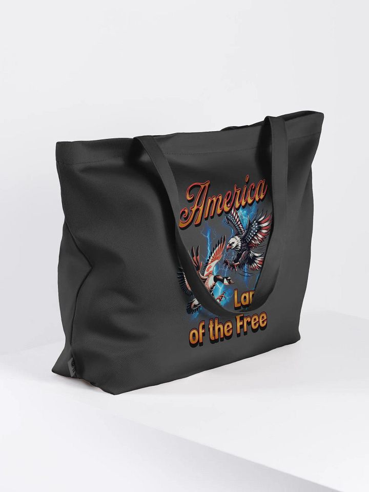 America Land Of The Free Patriotic Freedom Birds Tote Bag product image (1)