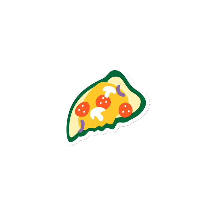 Pizza Party Die-Cut Magnets product image (1)
