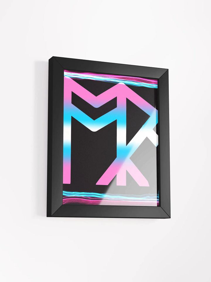 ToRk Rune Framed High-Quality Matte Poster (Trans Tones) product image (2)