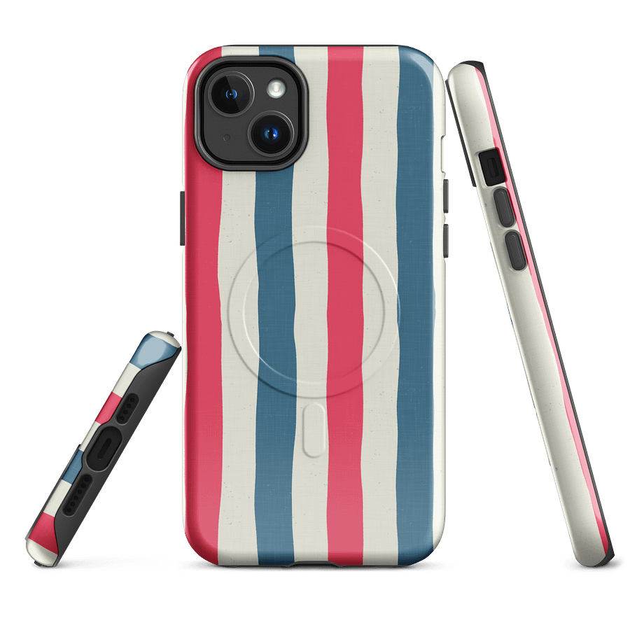 Cosmic Bloom Stripes MagSafe Tough Case for iPhone product image (2)