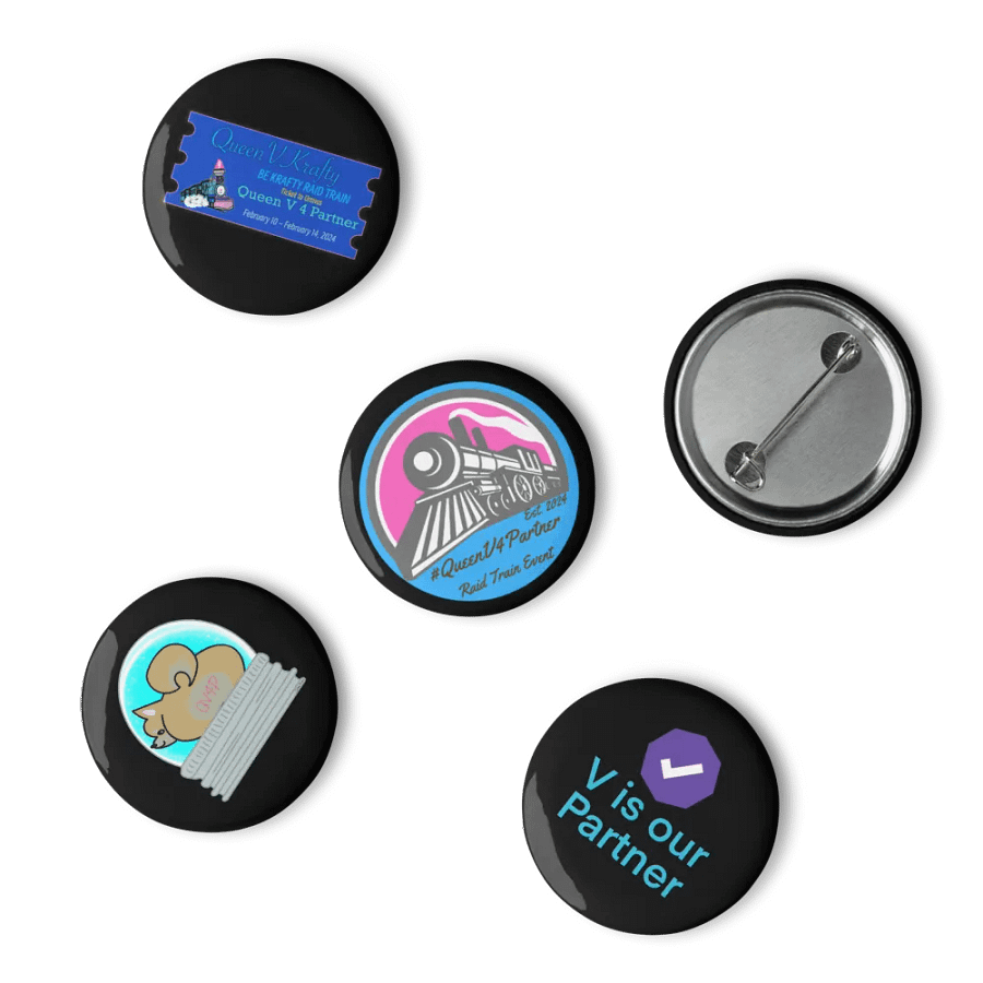 Raid Train Button Pin Set V2 product image (6)