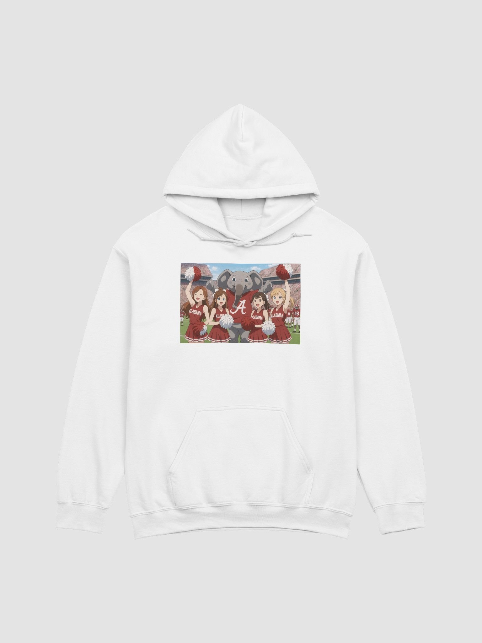 Alabama Cheerleader Elephant Hoodie product image (1)