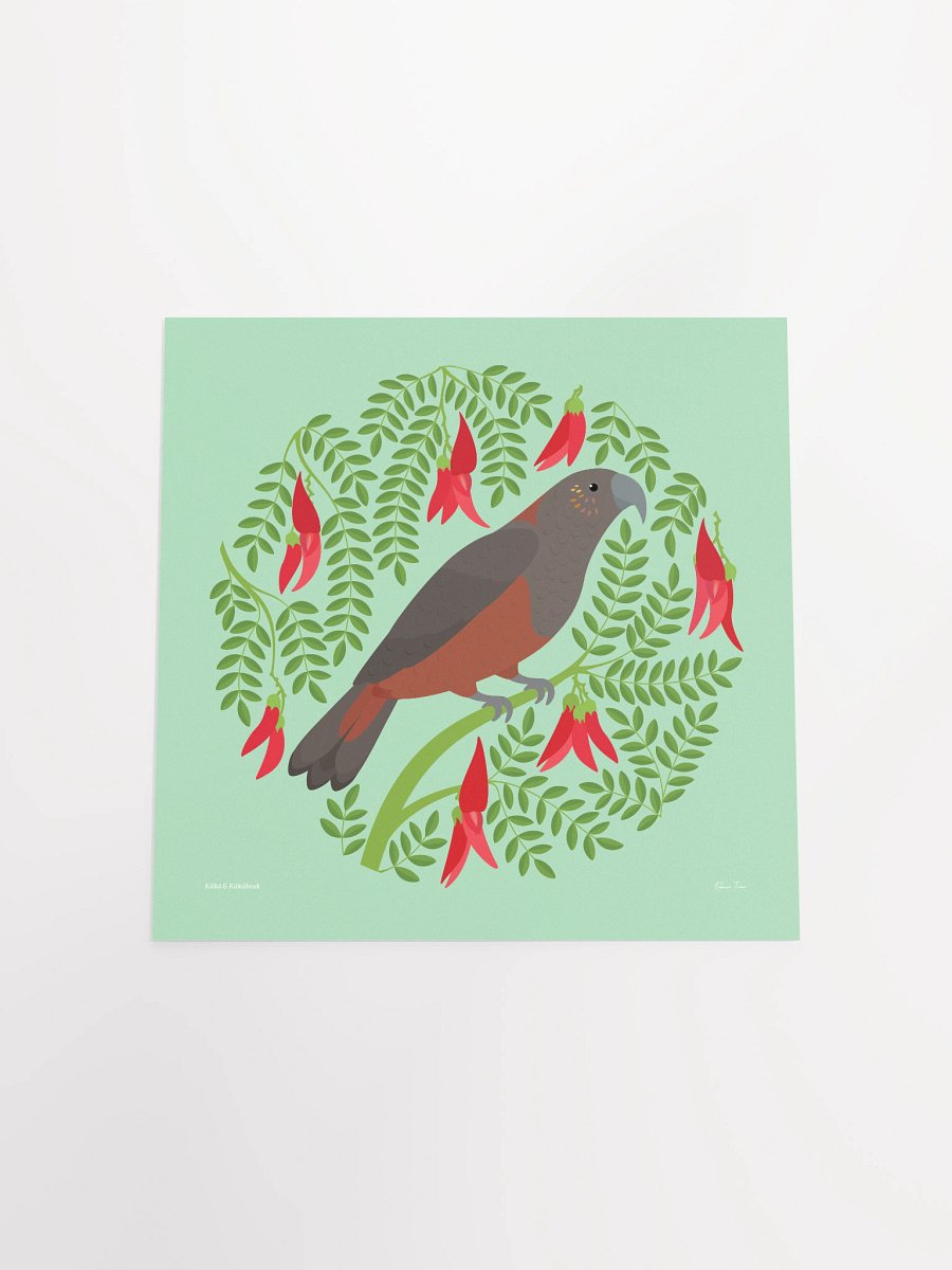 Kākā in Kākābeak Unframed Wall Art product image (19)