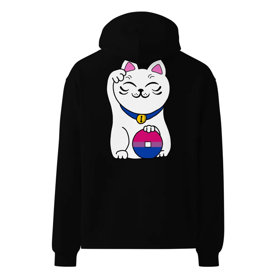 Maneki neko bisexual pride hoodie product image (6)