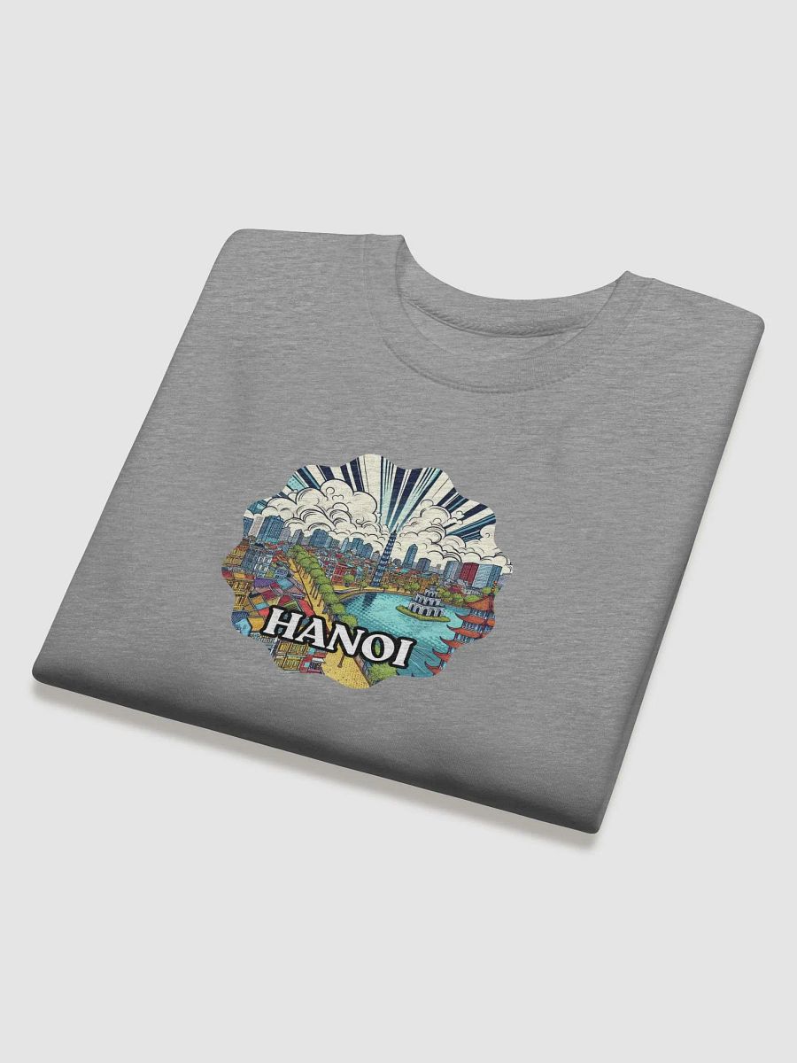 Cotton Heritage Premium Sweatshirt | AI Design Hanoi city Vietnam product image (1)