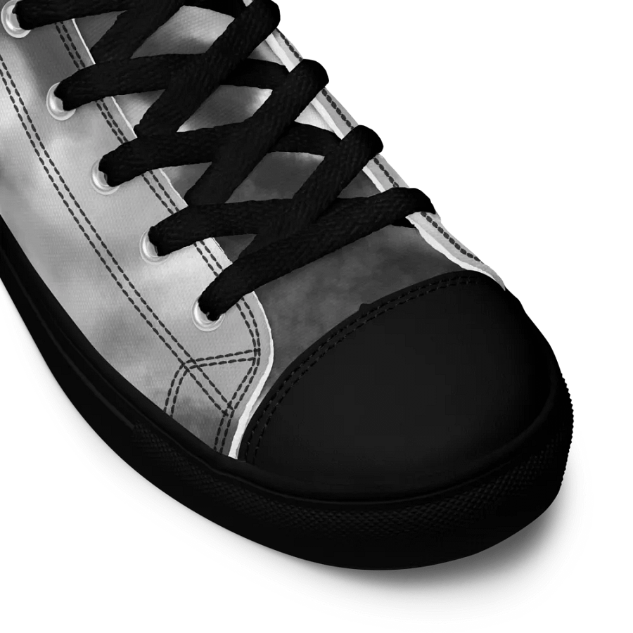 Diamond Cross Black Watercolor High Tops - Black Soles product image (9)
