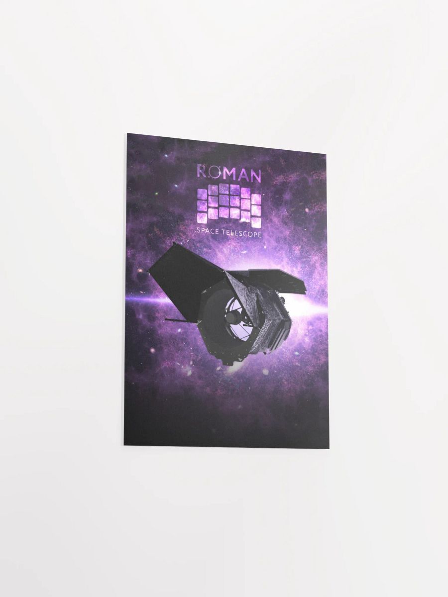 Nancy Grace Roman Space Telescope poster — NASA space print, Science wall art, Futuristic Space poster, Astronomy home decor, NGRST wall art product image (8)