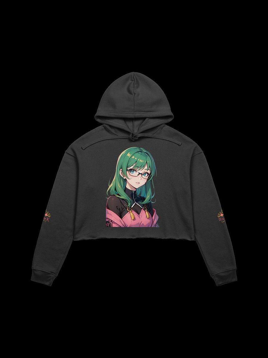 (Green WAIFU) K Crop Hoodie product image (1)