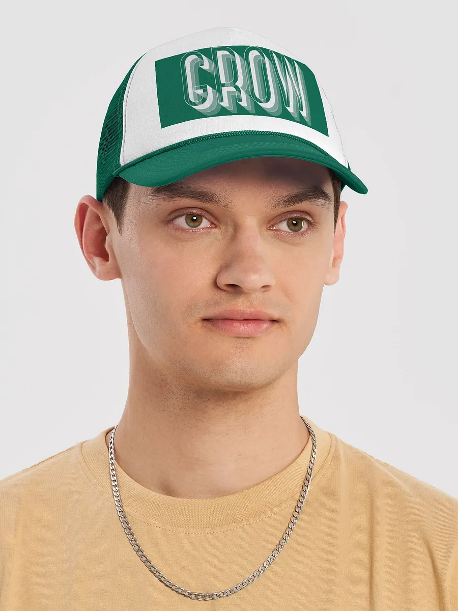 Grow 3D Foam Trucker Hat product image (5)