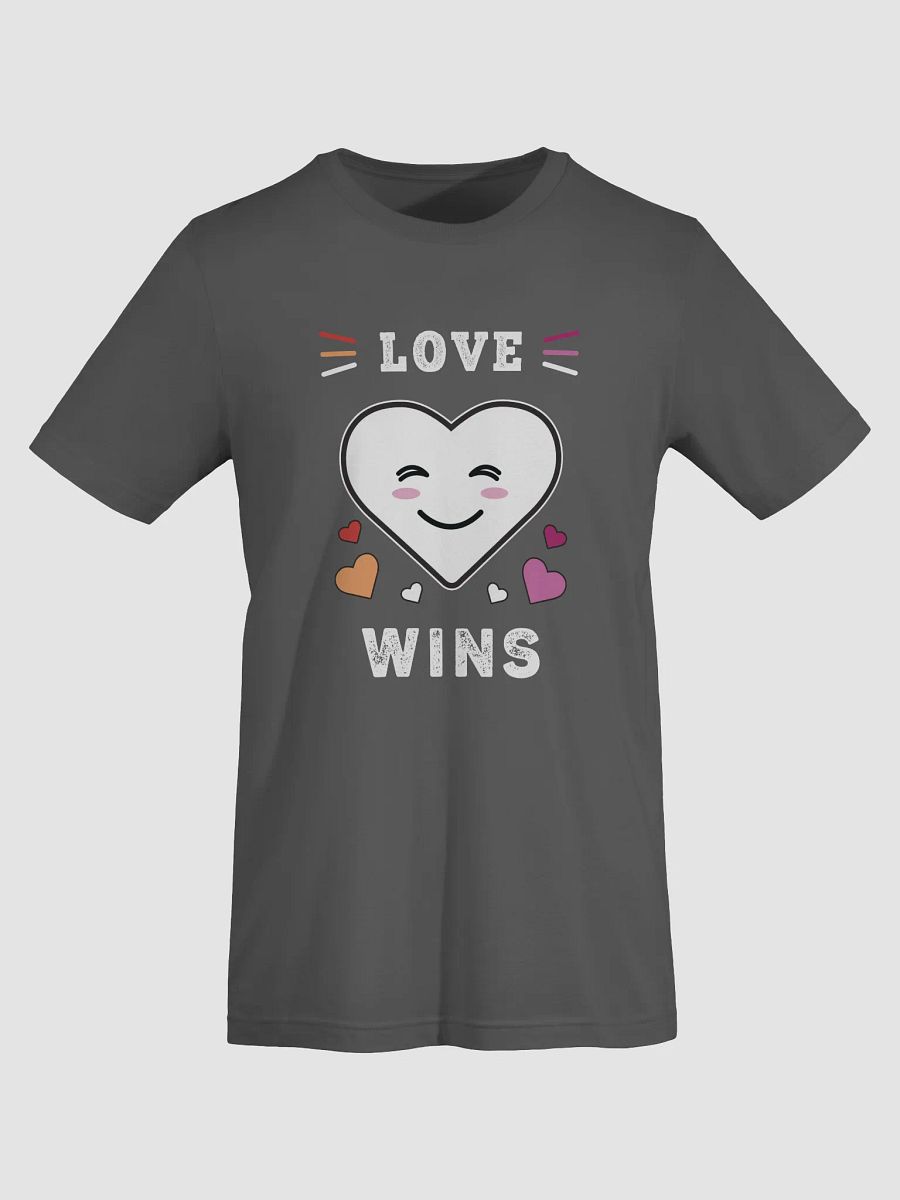Heart Face Love Wins LGBTQ Lesbian Pride T-Shirt product image (25)
