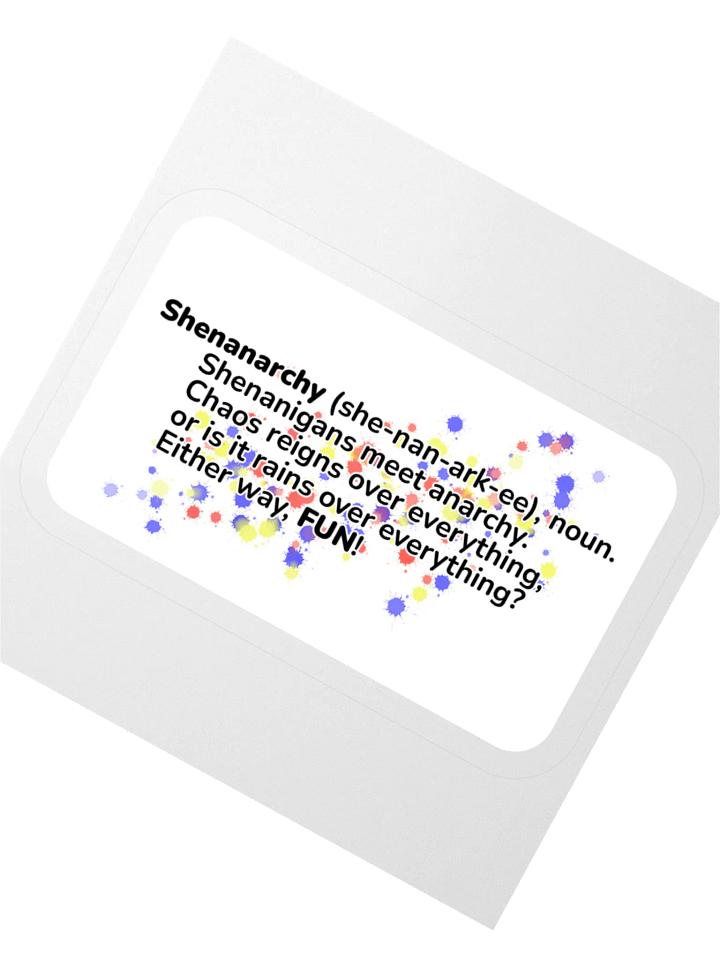 Shenanarchy Sticker product image (2)