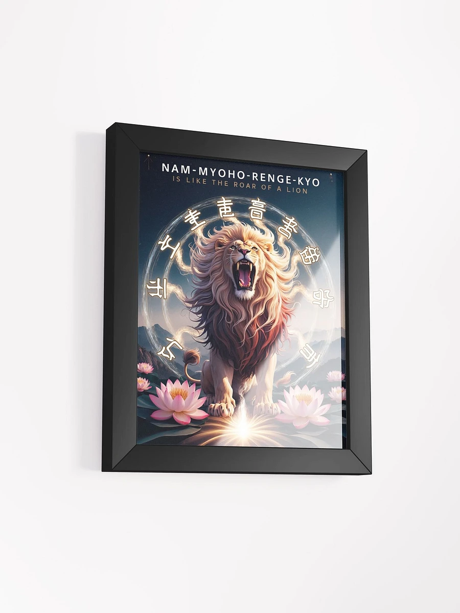 Lion's Roar: Nam Myoho Renge Kyo Framed Matte Poster product image (2)